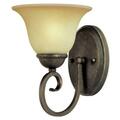 Westinghouse One Light Indoor Wall Fixture, Ebony Bronze 6659200